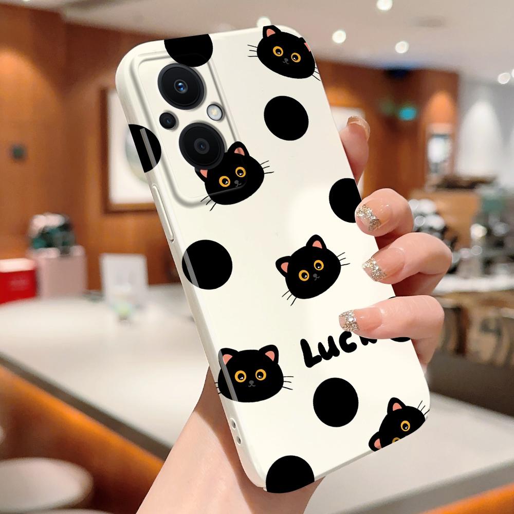 Универсальный чехол для телефона с пленкой, мультяшный модный дизайн, твердый корпус, полное покрытие камеры, противоударный защитный чехол для OPPO Realme OnePlus Infinix Tecno