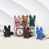 3D French Bulldog Keychain - Cute Dog Figurine for Bags & Cars, Small Gift Pendant