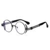 Fashion Round Hip Hop Steampunk Sunglasses Men's Metal Outdoor Sports Driving Sunshade Non-polarized Glasses