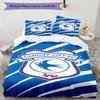 Cardiff Fc Crest Printed Pattern Duvet Cover Set – includes 1 duvet cover and 2 matching pillowcases Bedroom decor Christmas gifts