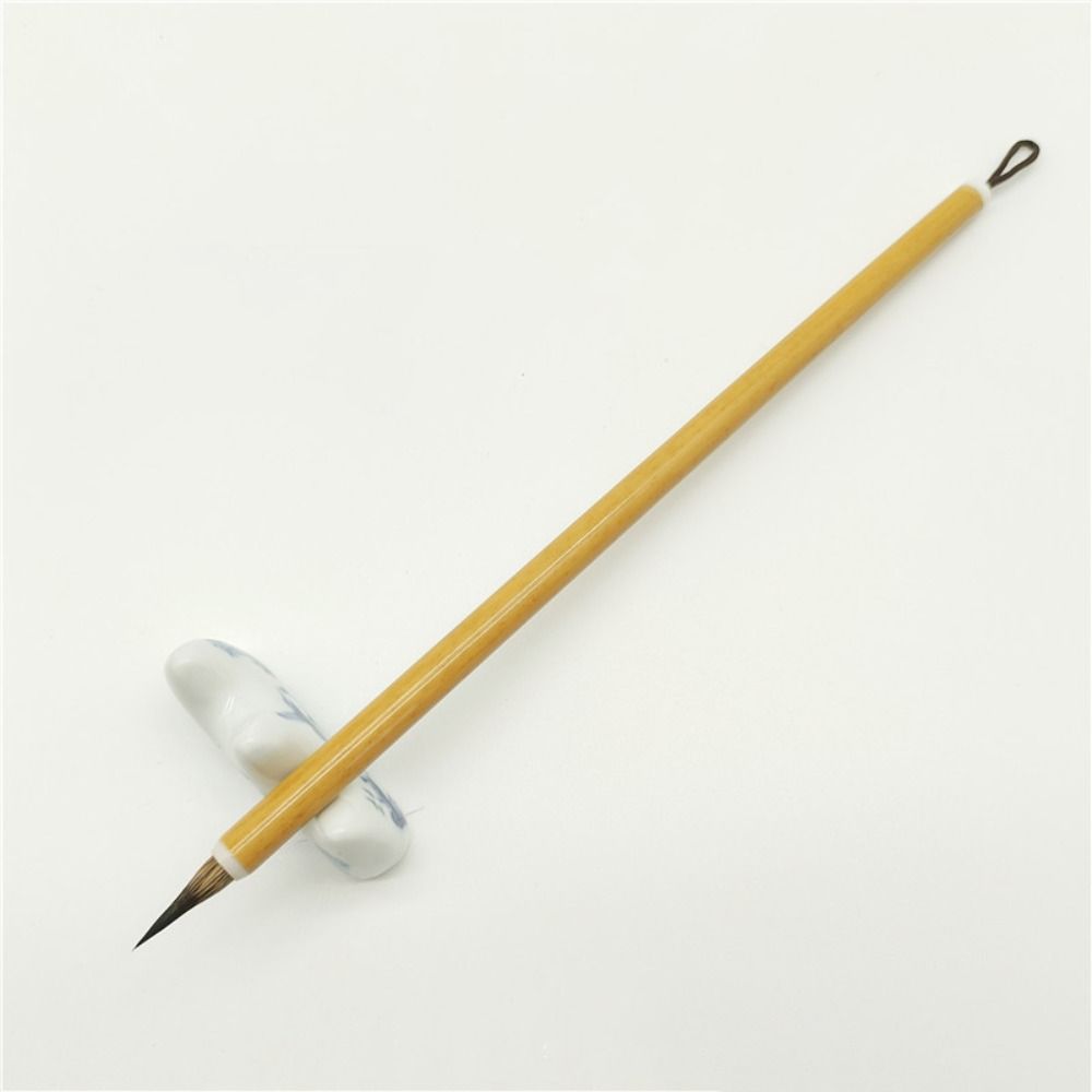 Портативная китайская каллиграфическая кисть для рисования, крючок, ручка, художественная ласка, кисть для волос, студент