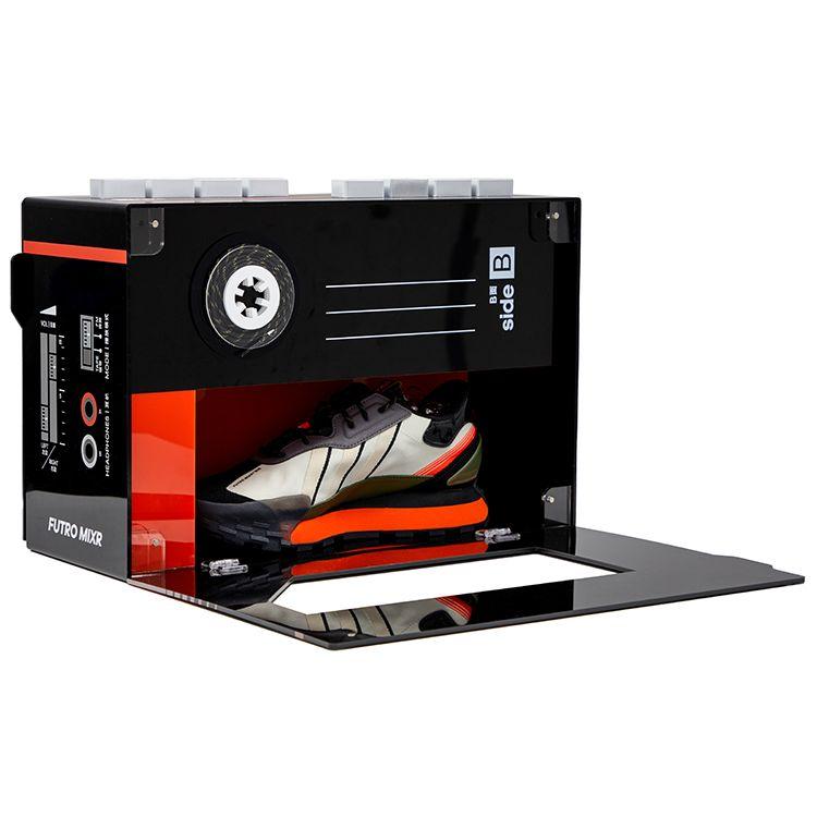 adidas Neo Futro Mixr Ретро Спортивные Нескользящие Износостойкие Низкие Повседневные Кроссовки Унисекс Повседневная Обувь Черно-белые HP9673(S-BOX)