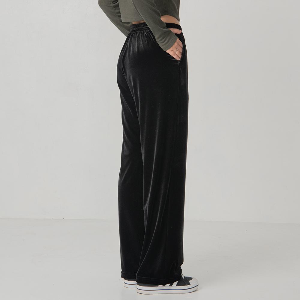 Duran Velvet Healing Wide Pants Dbf3W-9156 2 Colors
