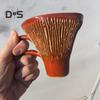 Mushroom Coffee Cup 200ml Ceramic Mushroom Mug Unique Aesthetic Afternoon Tea Mug Novelty Fungi Silly Plant Decor
