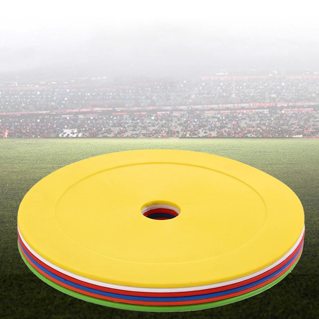 10Pcs Flat Cones Non Slip Training Spot Markers for Boxing Baseball Soccer