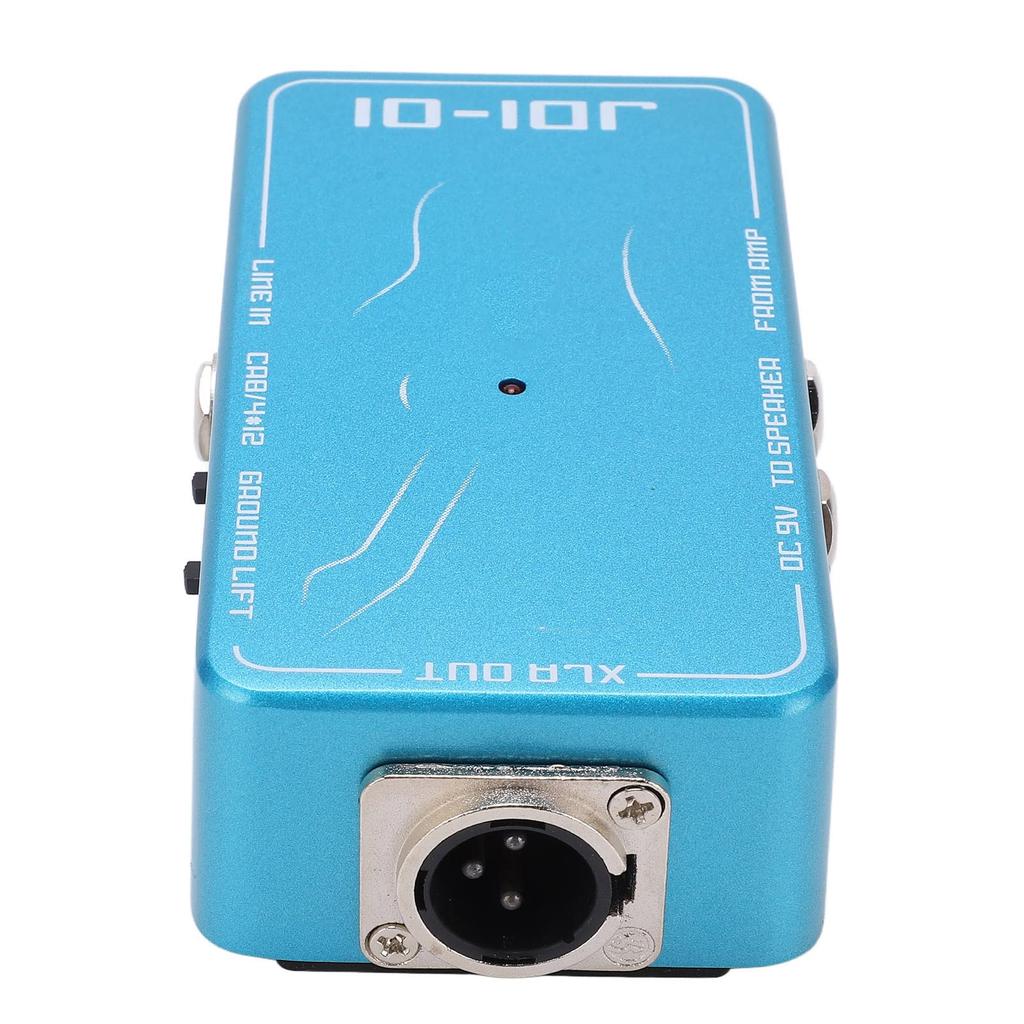 Walfront JDI-01 Пассивный директ-бокс, Аналоговая педаль эффектов для электрогитары с динамиком, Функция симуляции усилителя, Балансный XLR-выход 600 Ом,