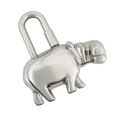 Taiga (Annee Des Fleuves) Cadena Silver Women Hippopotamus Motif, Limited Edition from 2005. Used