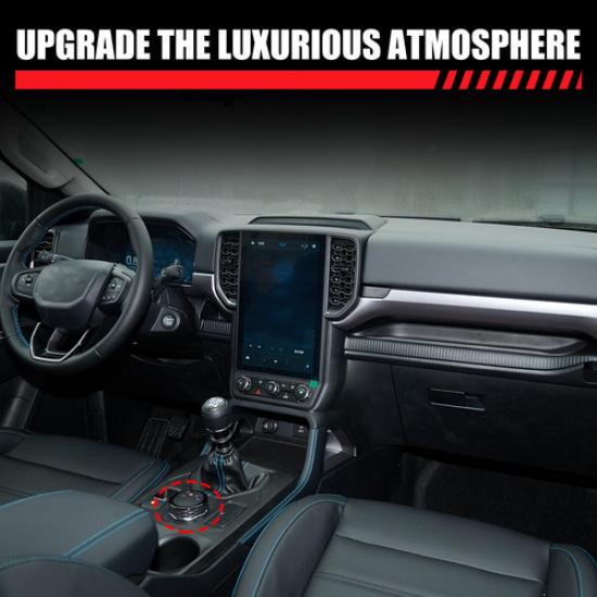 Фиолетовое сплавное кольцо-крышка для регулировки режима DRIVE MODE для Ford Ranger -2024