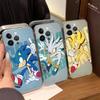 Классический аниме S-Sonic Прозрачный чехол для телефона для IPhone 16 15 14 13 12 11 Pro Max Plus Мягкий чехол