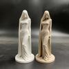 Статуэтка Таинственной Женщины в Маске 3D-печать Платье Дама Скульптура для Стола Винного Шкафа Полки Камина Стола Прихожей