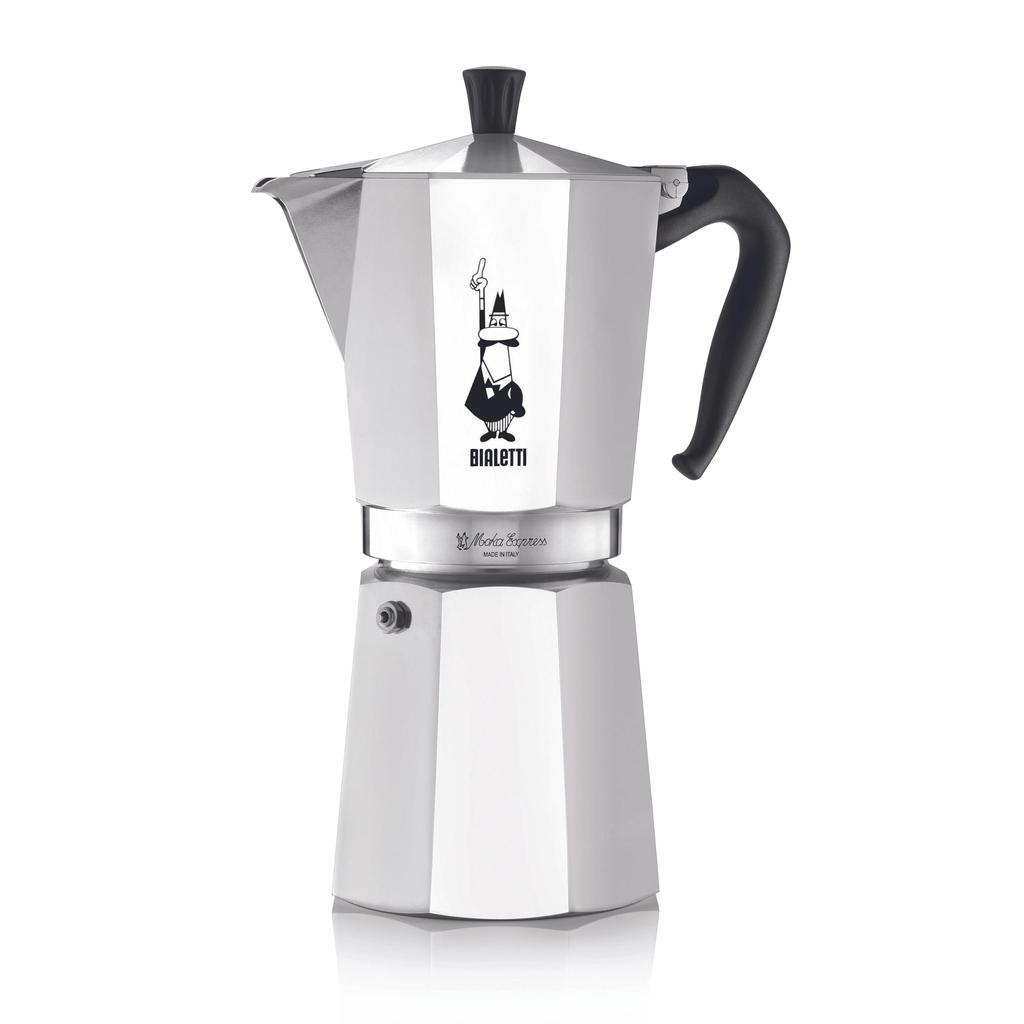 2A79Q Bialetti Espresso Maker Direct Fire Moka Express 12 Cup Coffee Makinetta 0001166/X2AP