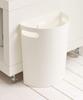 Iseto Wisteria Trash with Two Magnetic Made In Can, White, 9L, Wall-Mounted, Sheets, Japan, I-525