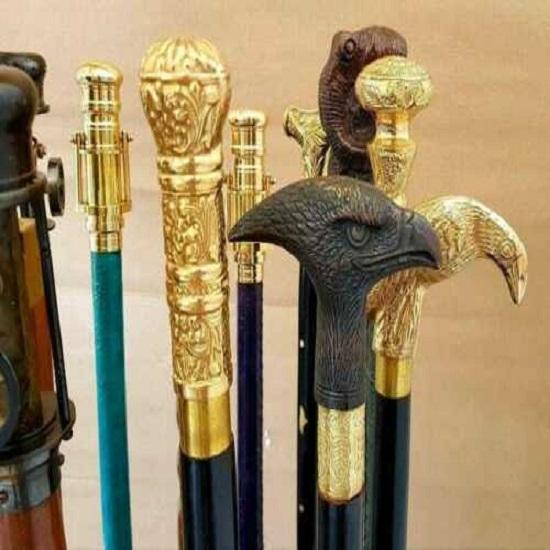 Набор из 16 викторианских витиеватых винтажных литых многоручных подставок для тростей ручной работы, подарки