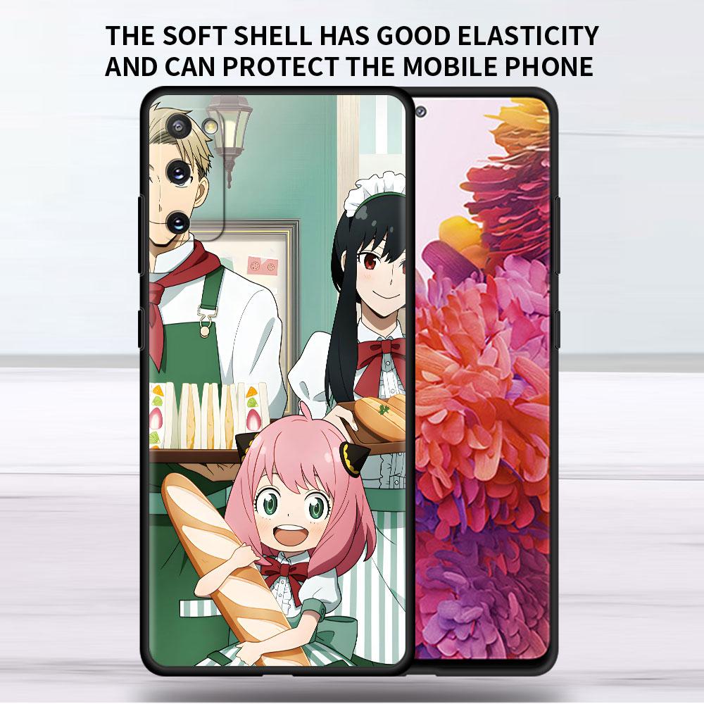 Мягкий чехол для Samsung Galaxy Note 20 Ultra 10 Plus Lite A50 A70 A20 A40 A20e 9 8 A60 A10e Funda, чехол для телефона SPY×FAMILY Anime Sac