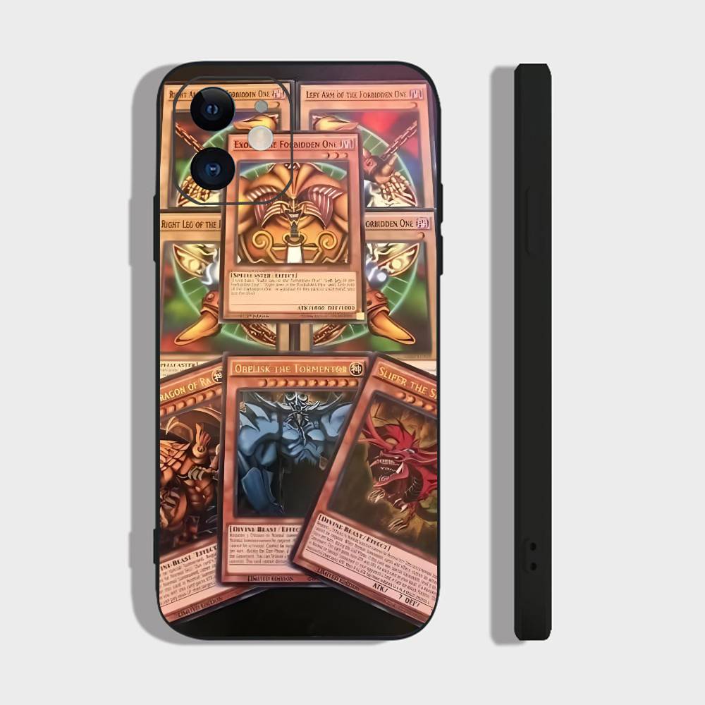 Anime Y-YuGiOh For IPhone 13,17,11,12,16,14,15,Plus,Pro Max Soft Silicone Black Phone Case