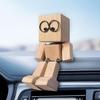 Трясущаяся деревянная фигурка человека, настольный декор, креативная статуэтка для приборной панели автомобиля, полки для кабинета, витрины, стола, спальни, гостиной