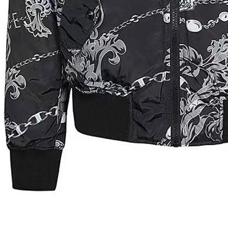Versace Jeans Couture baroque-print bomber jacket 75GASD04-CQS70-899