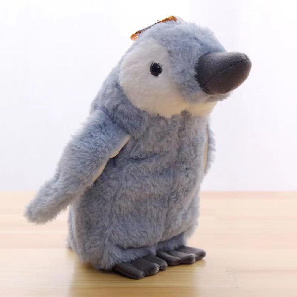 Pen Storage Bag Plush Pencil Case Stuffed Animal Penguin Pencil Bag Stationery Bag  Pencil Box