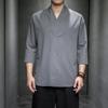 Мужской Кардиган Кимоно Традиционная Мода Японская Одежда Самурая Streetwear Юката Мужская Рубашка Хаори Мужское Кимоно Пальто