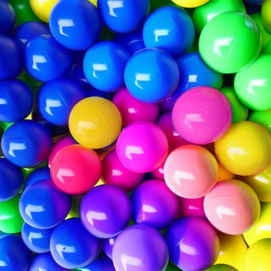 100 шт./компл., утолщенный PE, устойчивый к раздавливанию, без BPA, без фталатов, безопасный, для дома и улицы, для маленьких детей, круглый океанский шар