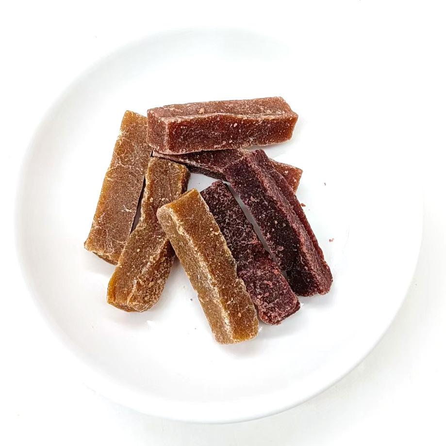Hawthorn Strips with Mulberry, Dried Tangerine Peel & Blueberry - Pure Fruit Slices, Original Flavor, Popular Internet Snack