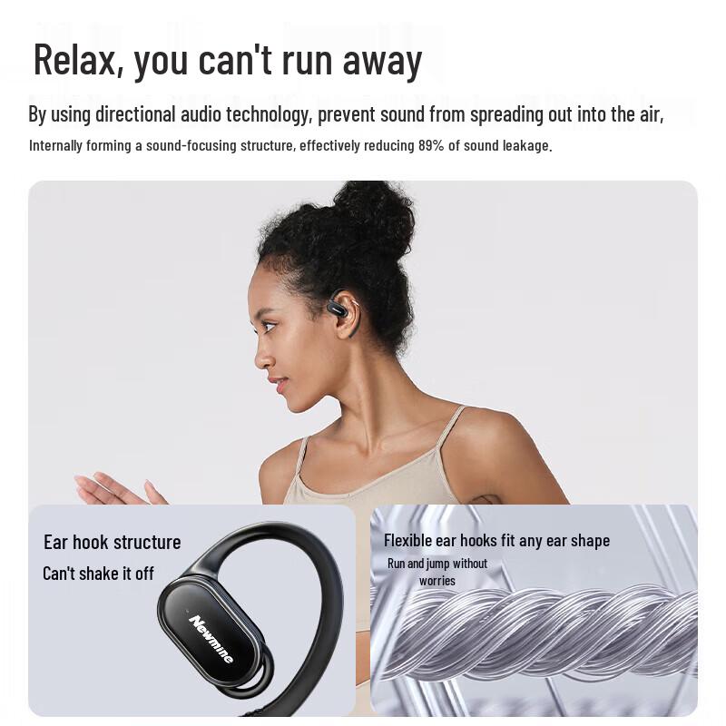 Спортивная Bluetooth-гарнитура Newman LY12Plus с открытым ухом