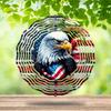 Metal Wind Spinner Outdoor Large, Eagle Craft Spinner Hanging Yard Decorations, 25.4 Cm Yard Ornaments 3D Kinetic Spinner