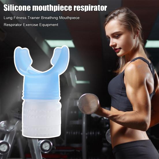 Портативный дыхательный тренажер с регулируемым сопротивлением для мужчин и женщин, тренажер для мышц полости рта, емкость легких, оборудование для тренировки брюшного дыхания