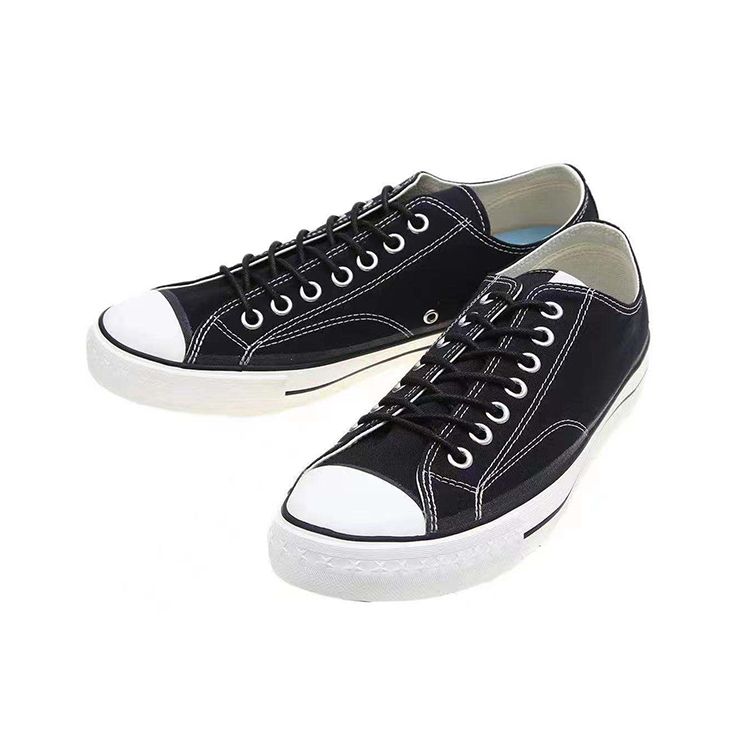 N.Hoolywood X Converse Addict 29 Универсальные Удобные Низкие Холщовые Кеды Унисекс Черные Белые 1CL812