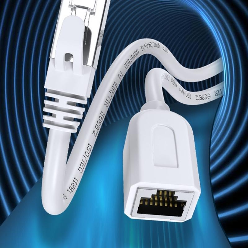 Quality CAT6 Gigabit LAN Extension Cable, RJ45 Male To Female,Ethernet Extension Cable for Home and Office Use