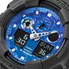 Casio Мужские часы G-SHOCK GA-100FL-1AJF [G-SHOCK Flame inside Series] Круглые часы из черной смолы