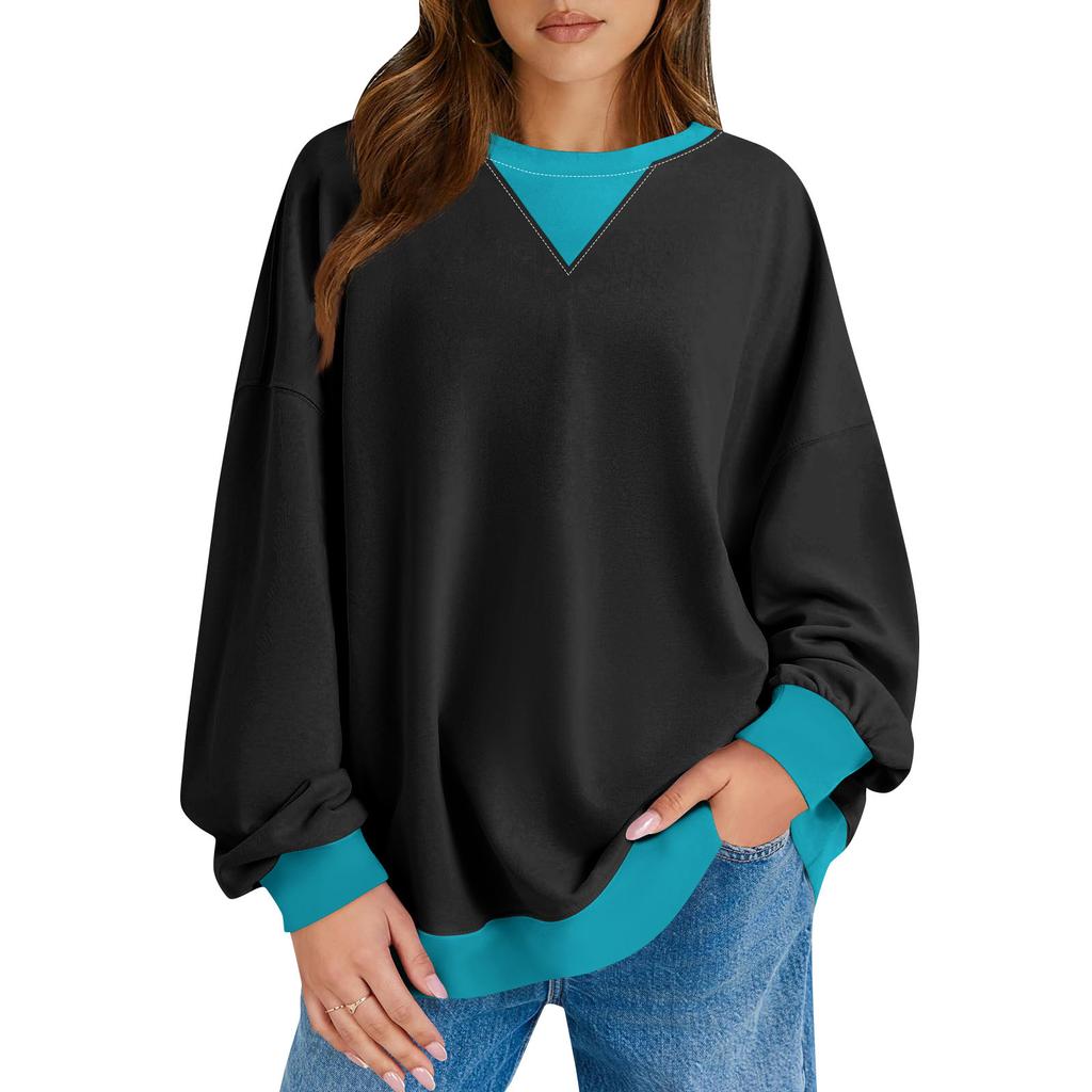 Женский повседневный пуловер с принтом, рубашка с длинным рукавом, толстовка большого размера