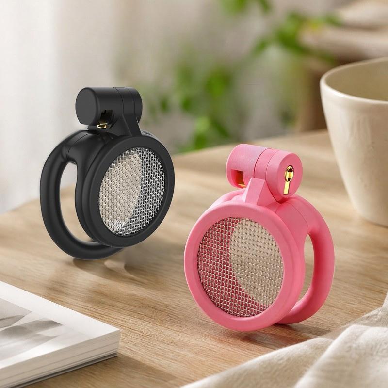 2026 Men's Cobra Chastity Cage Star‑Net Flat Lock Resin Stainless Steel Mesh CB Lock Personal Adult Intimate Device for Men 18+