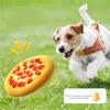 Плюшевая игрушка для собак в форме пончика-пиццы, пищащие игрушки для маленьких и больших собак, игрушки для чистки зубов для щенков, игрушки со звуками для жевания, товары для животных