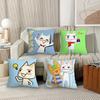 Иноуэ Торо Милая Кошка Наволочка Подходит Для Спален Гостиных Автомобилей Домашнее Украшение