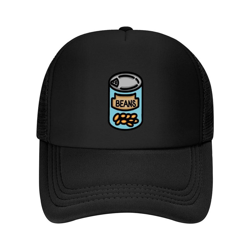 Can of Beans Pattern Baseball Cap Hat Luxury Brand Trucker Cap Fashion Beach Sunhat Hats For Women Men's