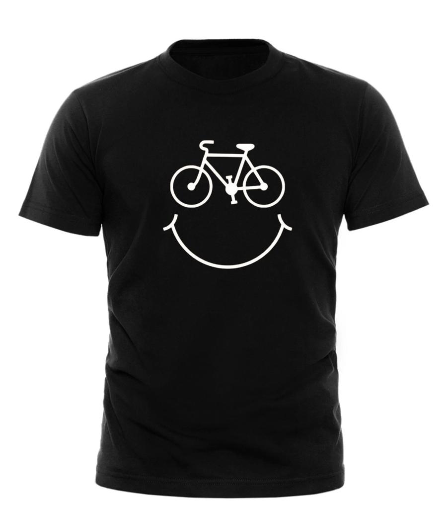 Велоспорт RLTW Cycle Smile - Мужская Забавная Новинка Топ Подарок Футболка Все Размеры