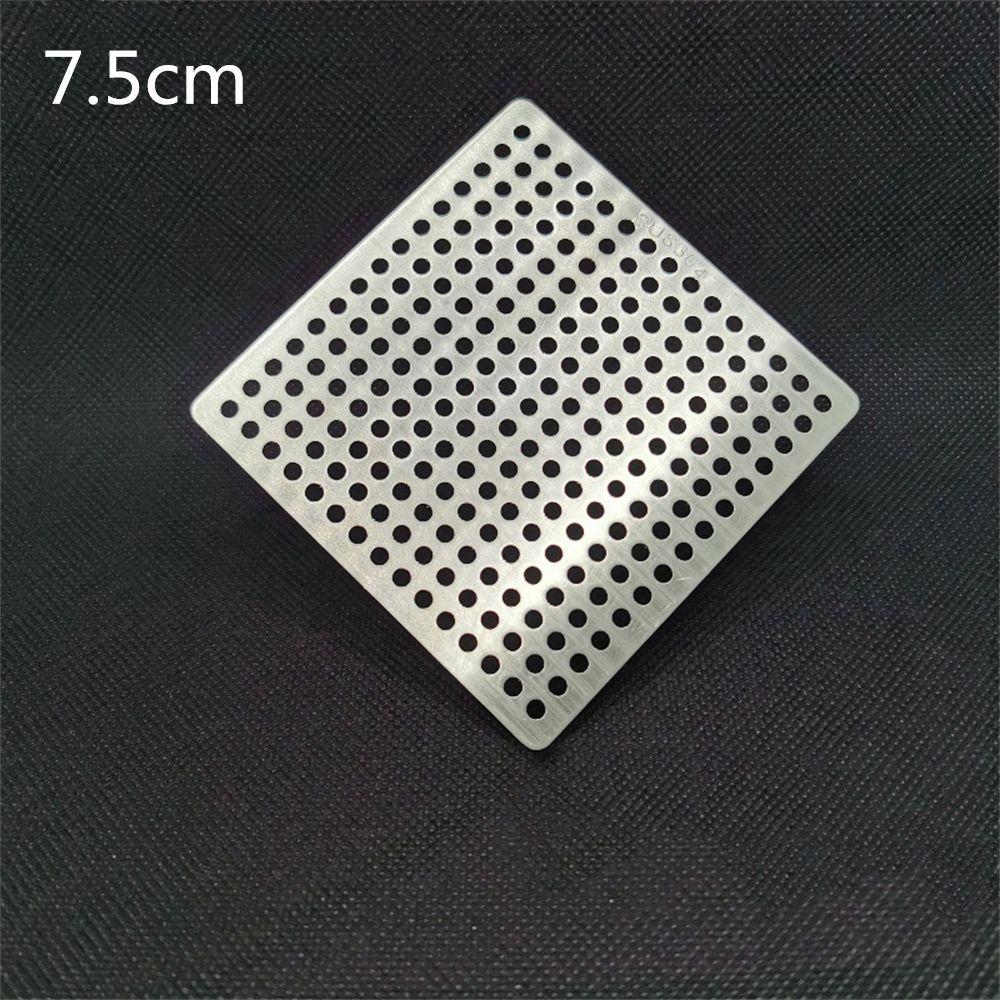Drain Cover Bathroom Accessories Floor Drain Pad Square Drain Cover Sink Strainer Hair Filter