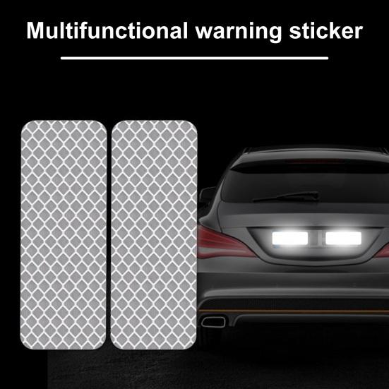 10 шт. светоотражающие наклейки для автомобиля водонепроницаемые устойчивые к УФ-излучению самоклеящиеся с сильной липкостью для ночной видимости