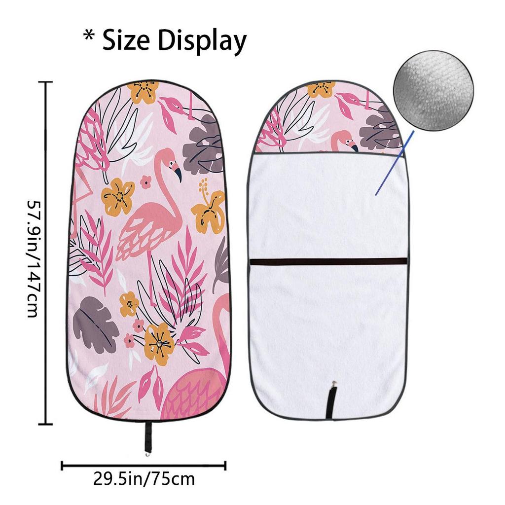 Universal Car Seat Towel Cover: All-Season Front Seat Protector for Gym and Workout