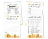 Inkdotpot Bachelorette Party Games Set Bundle Of 4(50 Sheets Each) W Miss To Mrs Gold Banner Pumpkin Fall In Love Fun Bridal Shower Games