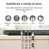 20Pcs Self Stick Wire Organizer Line Cable Buckle Auto Fastener Clips Clamp Table Wall Fixer Fastener Holder Car Organizer