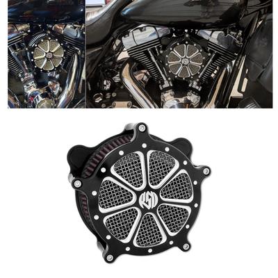 Впускной фильтр воздухоочистителя мотоцикла с ЧПУ, красный для Harley Touring Roadking FLHTC FLHT 2008-2016 RSD Harley XL Sportster
