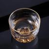 Jinshan Gold Rim Glass Tea Cup Set