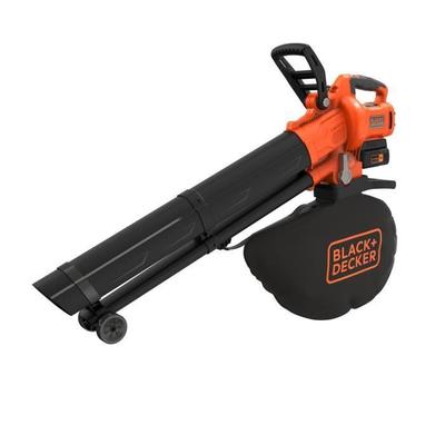 Беспроводной пылесос-воздуходувка-измельчитель BLACK+DECKER - BCBLV3625L1-QW - 36В - С аккумулятором 36 В - Мешок 45 л