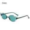 Colorful Flame Shaped Sun Glasses Rimless Party Cosplay Glasses  for Women & Men