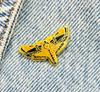 New Enamel Pin Butterfly Silence of the Lambs Moth Metal Connector Gift Birthday 1 Piece
