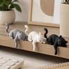 Cute Sleeping Cat Ornament 3D Printed Cat Statues Crafts Decorative Cat Statues  Bedroom Decor