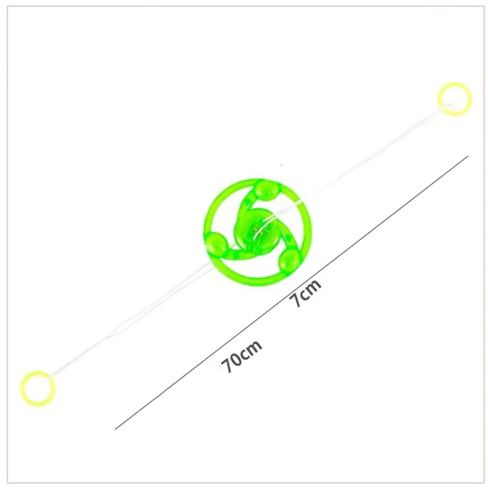 5 шт. Детская креативная проволока для балансировки Светящаяся игрушка Маховик Вращающийся волчок со вспышкой Светоизлучающий гироскоп Фитнес Сияющий Маховик с пусковой нитью