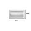 Air Vent Grille Air System Net Cover Screen Exhaust Outlet Window Square Vent Heating Cooling Vents Plate